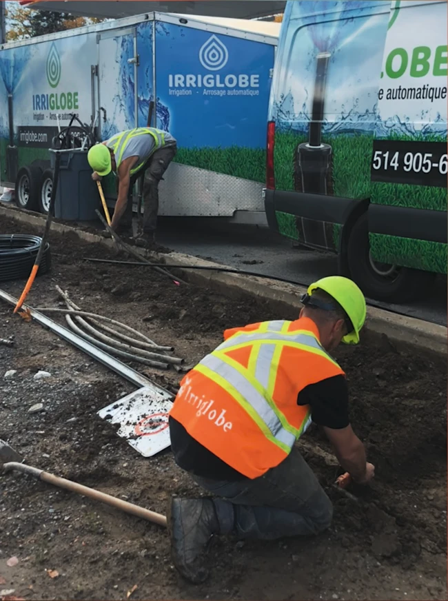 Irriglobe - Chantier